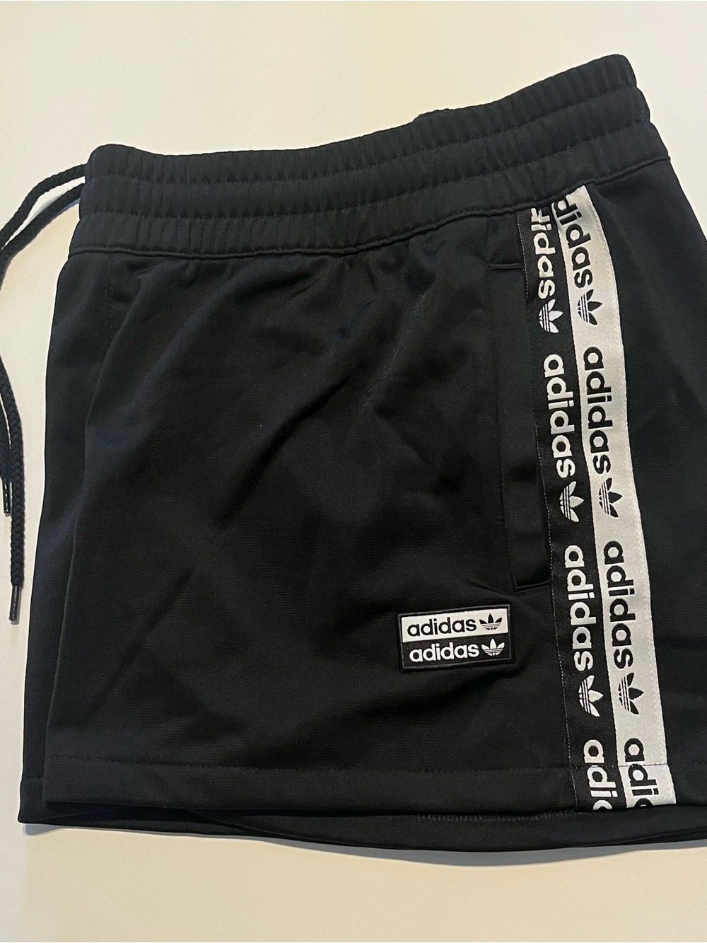 adidas women Athletic Shorts with Logo Tape
